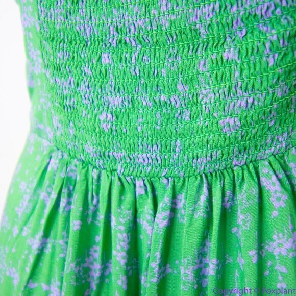 NEW Intimately Free People Caught Up Printed Slip Dress, Green, M - Picture 15 of 15
